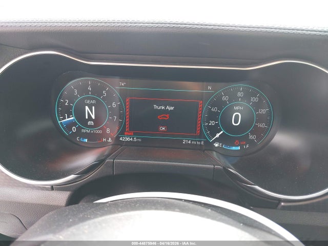 Продажа на аукционе авто 2020 Ford Mustang Gt Fastback, vin: 1FA6P8CF1L5114297, номер лота: 44875946