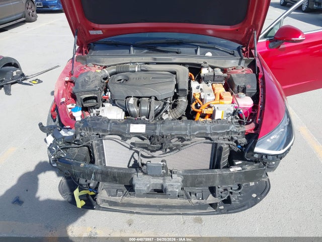KMHL24JJ7PA060654 Hyundai Sonata Hybrid Blue
