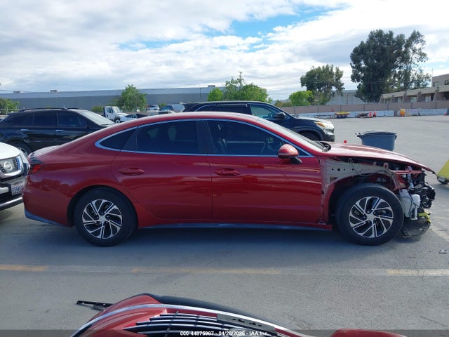 KMHL24JJ7PA060654 Hyundai Sonata Hybrid Blue