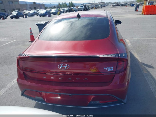KMHL24JJ7PA060654 Hyundai Sonata Hybrid Blue