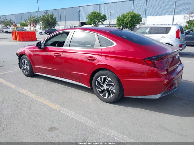 KMHL24JJ7PA060654 Hyundai Sonata Hybrid Blue