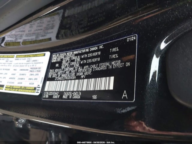 44875988 :رقم المزاد ، 2T2AGCEZ7RC054564 vin ، 2024 Lexus Nx 350 مزاد بيع