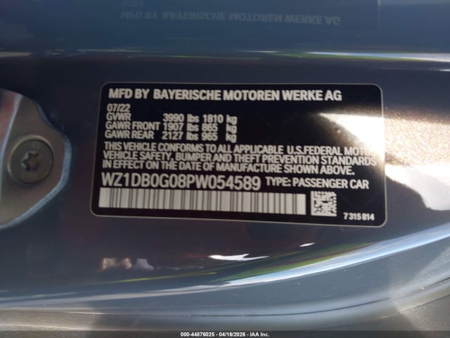 WZ1DB0G08PW054589 Toyota Gr Supra A91-mt Edition