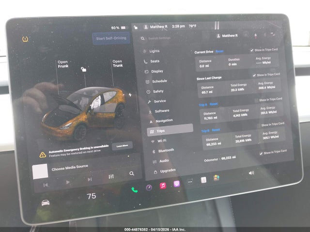 Продажа на аукционе авто 2023 Tesla Model Y Awd/long Range Dual Motor All-wheel Drive, vin: 7SAYGAEE9PF964944, номер лота: 44876382