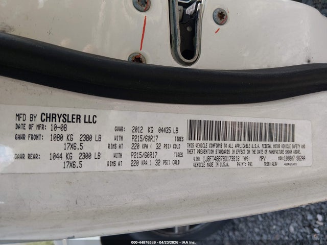 Продаж на аукціоні авто 2009 Jeep Patriot Limited, vin: 1J8FT48B79D173818, номер лоту: 44876389