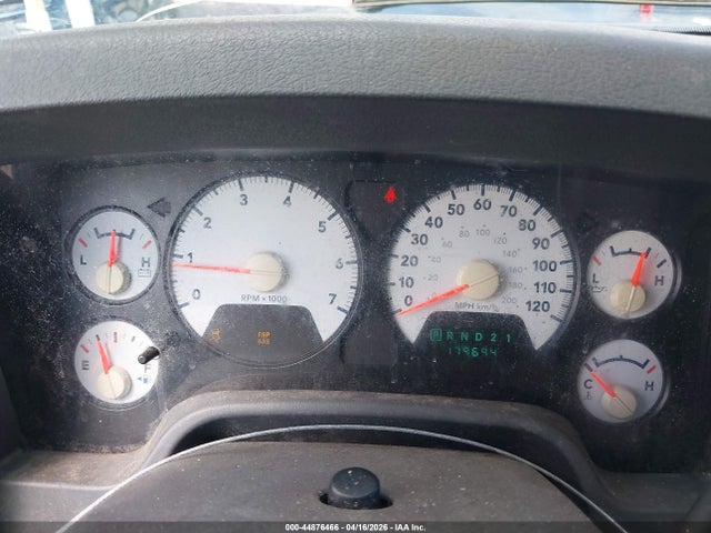 2007 Dodge Ram 1500 Laramie მანქანა იყიდება აუქციონზე, vin: 1D7HA18217S274162, აუქციონის ნომერი: 44876466