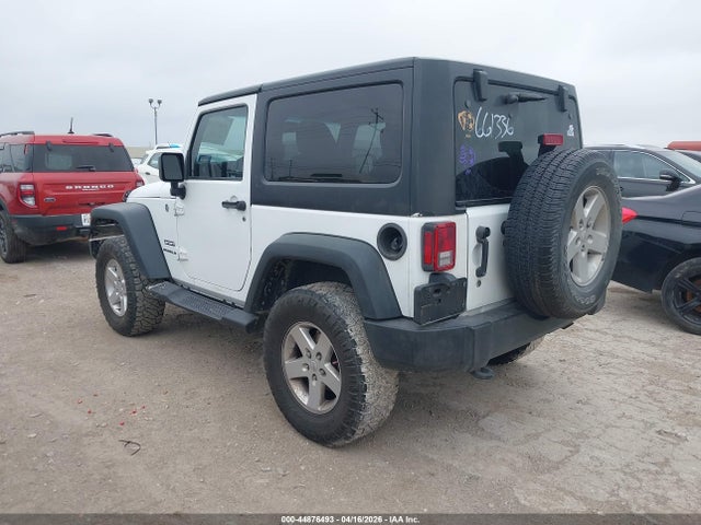 2015 Jeep Wrangler Sport მანქანა იყიდება აუქციონზე, vin: 1C4GJWAG2FL661336, აუქციონის ნომერი: 44876493