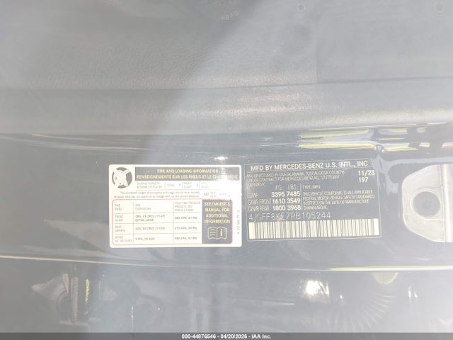 4JGFF8KE7RB105244 Mercedes-Benz Amg Gls 63 4matic