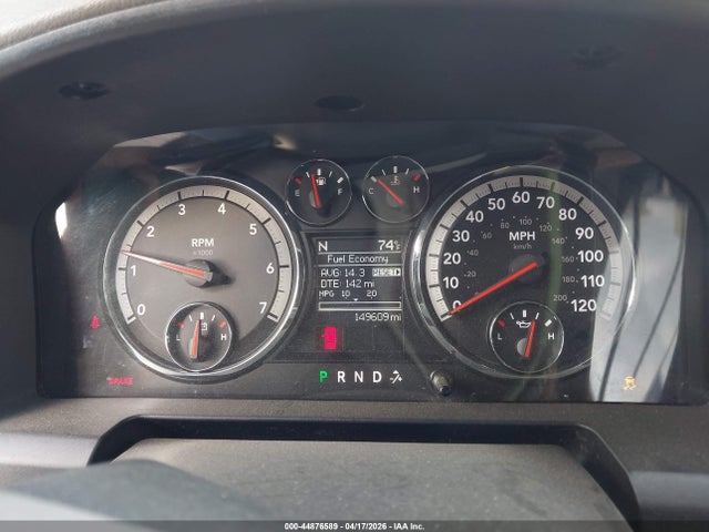 Продажа на аукционе авто 2011 Ram Ram 1500 Slt, vin: 1D7RV1GT5BS706005, номер лота: 44876589