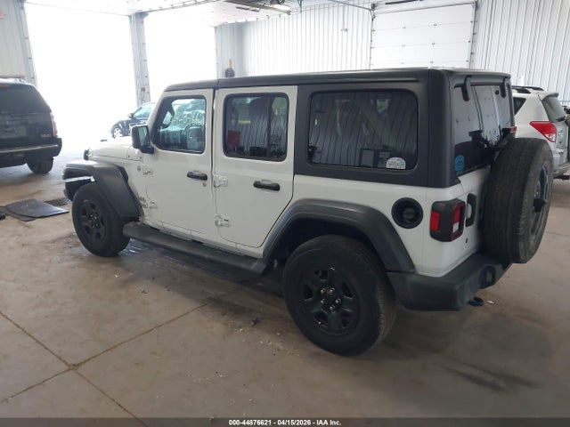 2018 Jeep Wrangler Unlimited Sport S 4x4 მანქანა იყიდება აუქციონზე, vin: 1C4HJXDG4JW128028, აუქციონის ნომერი: 44876621