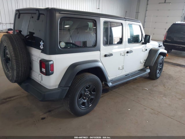 2018 Jeep Wrangler Unlimited Sport S 4x4 მანქანა იყიდება აუქციონზე, vin: 1C4HJXDG4JW128028, აუქციონის ნომერი: 44876621