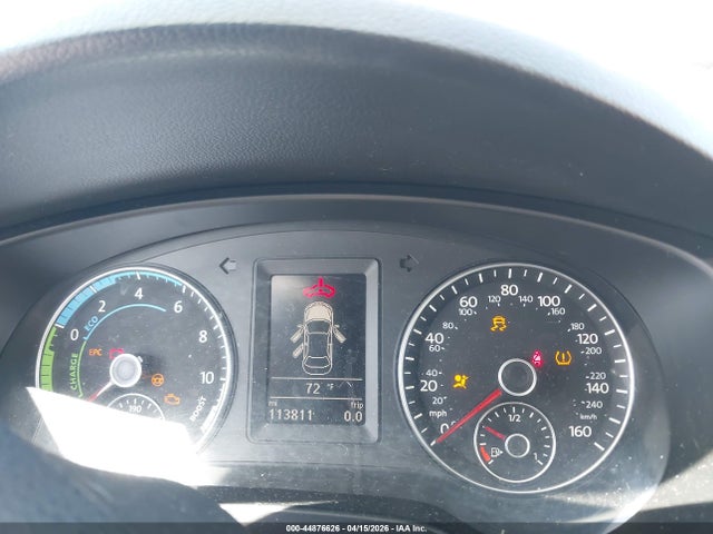 Aukcja sprzedaży 2013 Volkswagen Jetta Hybrid Sel Premium, vin: 3VW637AJ9DM303201, numer aukcji: 44876626