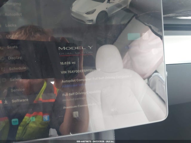 Продаж на аукціоні авто 2023 Tesla Model Y Performance Dual Motor All-wheel Drive, vin: 7SAYGDEF5PF594439, номер лоту: 44876670