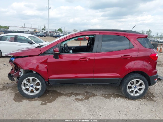 44876721 :رقم المزاد ، MAJ6S3GL6NC465576 vin ، 2022 Ford Ecosport Se مزاد بيع