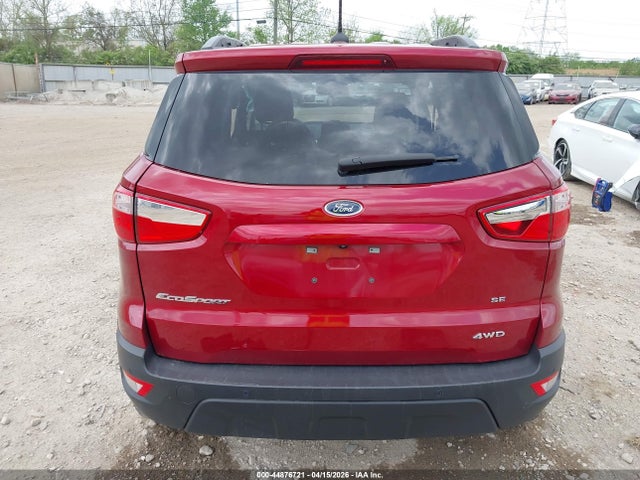 44876721 :رقم المزاد ، MAJ6S3GL6NC465576 vin ، 2022 Ford Ecosport Se مزاد بيع