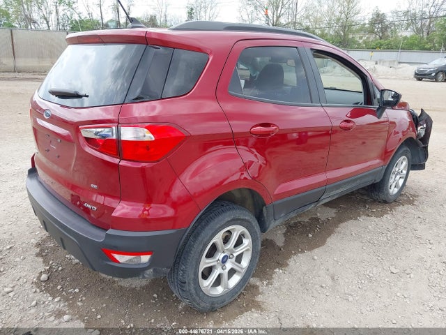 44876721 :رقم المزاد ، MAJ6S3GL6NC465576 vin ، 2022 Ford Ecosport Se مزاد بيع