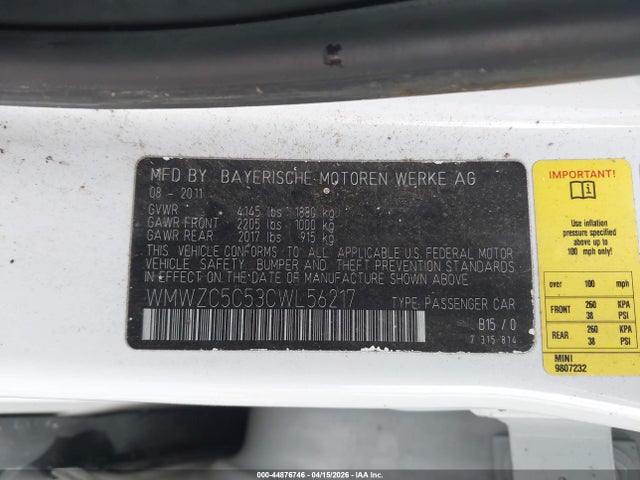 2012 MINI COOPER S COUNTRYMAN WMWZC5C53CWL56217 Photo 8