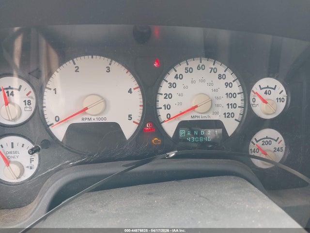 44876825 :رقم المزاد ، 3D7KS28C86G210109 vin ، 2006 Dodge Ram 2500 Slt/sport مزاد بيع
