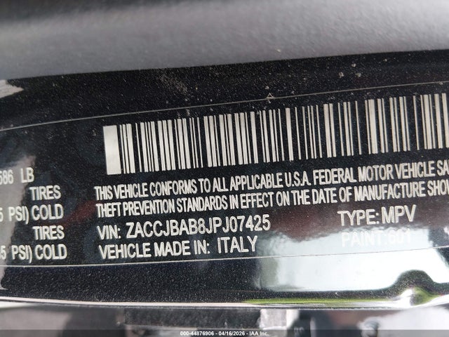 2018 JEEP RENEGADE ZACCJBAB8JPJ07425 Photo 8