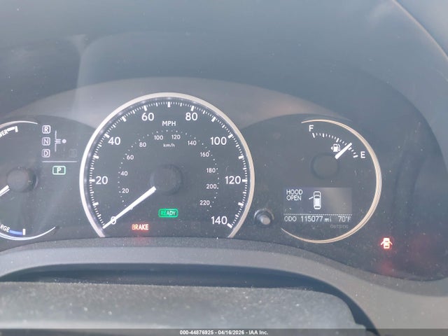 44876925 :رقم المزاد ، JTHKD5BH8B2002677 vin ، 2011 Lexus Ct 200h Premium مزاد بيع