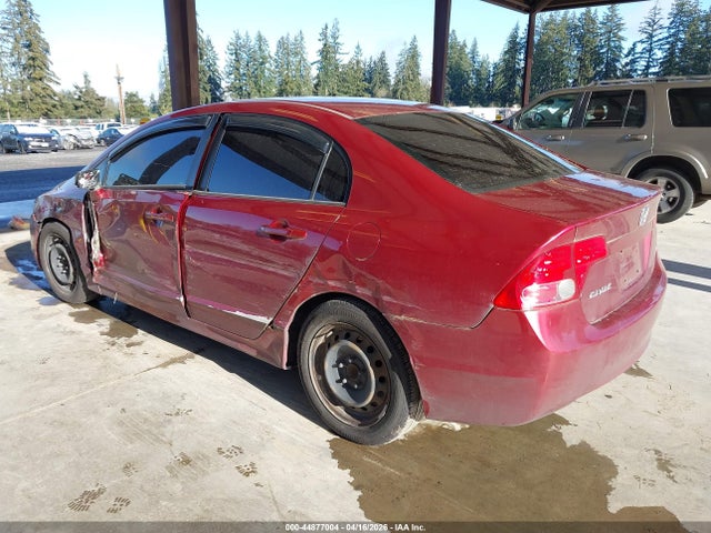 2006 Honda Civic Lx მანქანა იყიდება აუქციონზე, vin: 1HGFA16586L033076, აუქციონის ნომერი: 44877004
