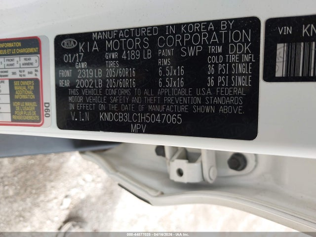 2017 KIA NIRO KNDCB3LC1H5047065 Photo 8