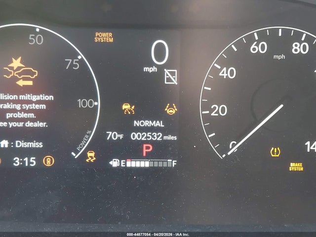 2026 Honda Cr-v Hybrid Awd Sport მანქანა იყიდება აუქციონზე, vin: 7FARS6H51TE069486, აუქციონის ნომერი: 44877054