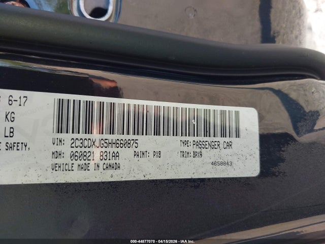 2017 DODGE CHARGER 2C3CDXJG5HH660875 Photo 8