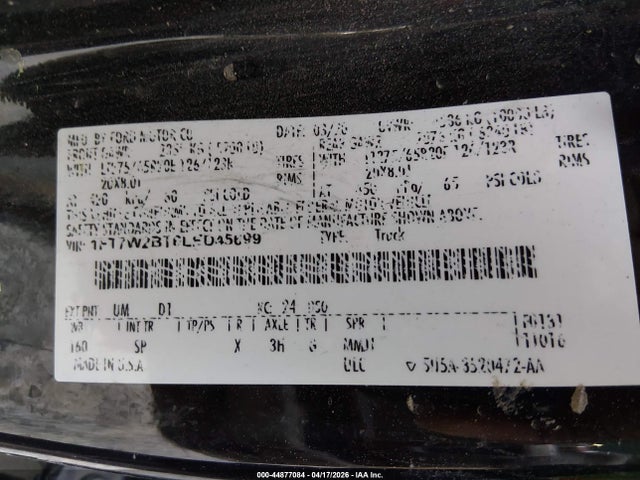 Ford F-250 King Ranch 2020 1FT7W2BT6LED45699 Image 9
