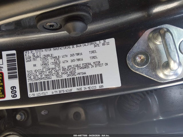 3TMCZ5AN5NM525862 Toyota Tacoma 4wd Trd Off Road