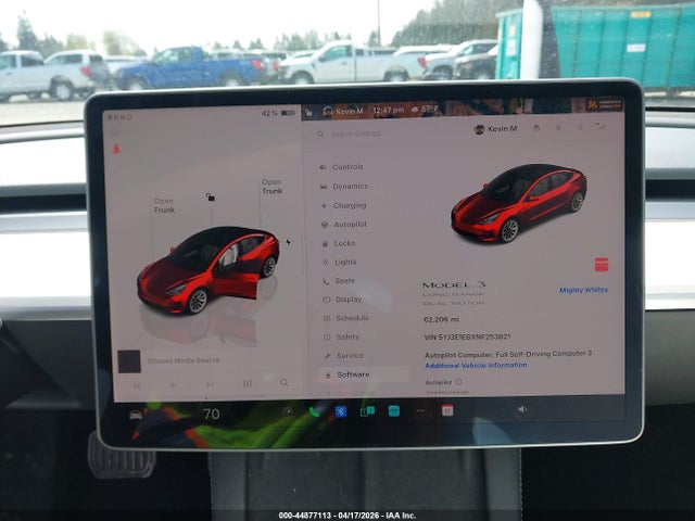Aukcja sprzedaży 2022 Tesla Model 3 Long Range Dual Motor All-wheel Drive, vin: 5YJ3E1EBXNF253821, numer aukcji: 44877113