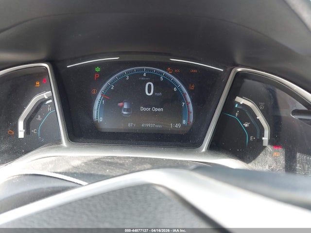 44877127 :رقم المزاد ، 19XFC1F36KE007621 vin ، 2019 Honda Civic Ex مزاد بيع