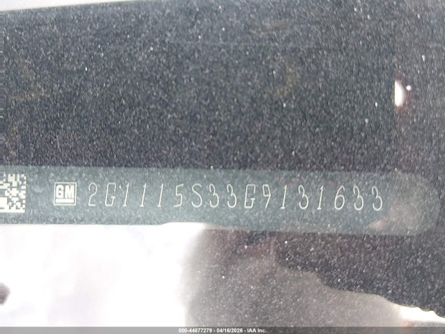 2G1115S33G9131633 Chevrolet Impala 2lt
