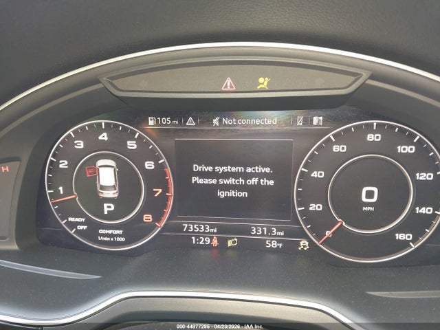 2018 Audi Q7 3.0t Premium მანქანა იყიდება აუქციონზე, vin: WA1VAAF77JD052789, აუქციონის ნომერი: 44877295