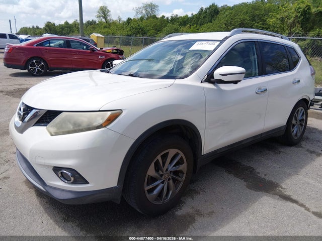2016 Nissan Rogue Sl მანქანა იყიდება აუქციონზე, vin: 5N1AT2MTXGC753132, აუქციონის ნომერი: 44877400