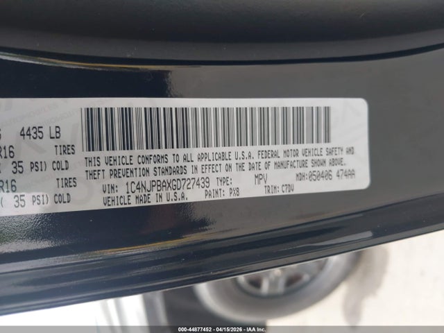 1C4NJPBAXGD727439 Jeep Patriot Sport
