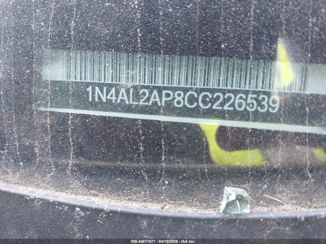 44877477 :رقم المزاد ، 1N4AL2AP8CC226539 vin ، 2012 Nissan Altima 2.5 S مزاد بيع
