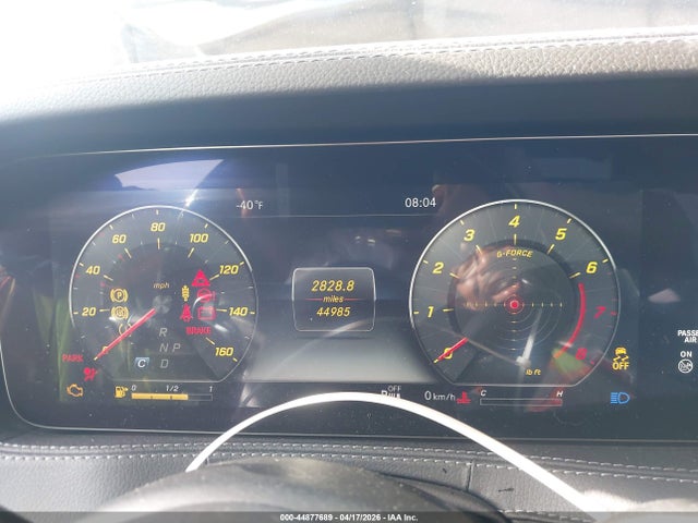 Aukcja sprzedaży 2018 Mercedes-benz S 560, vin: WDDUG8DB9JA416413, numer aukcji: 44877689