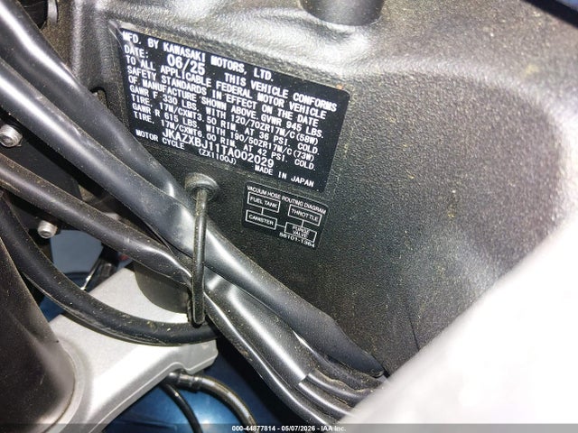 JKAZXBJ11TA002029 Kawasaki Zx1100 J