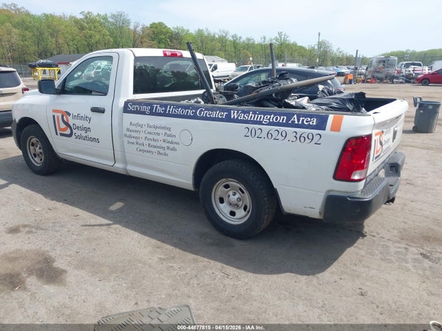 Продажа на аукционе авто 2018 Ram 1500 Tradesman  4x2 8' Box, vin: 3C6JR6DG2JG146103, номер лота: 44877815