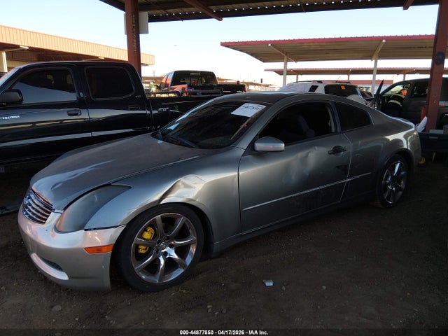 2004 Infiniti G35 მანქანა იყიდება აუქციონზე, vin: JNKCV54E34M306477, აუქციონის ნომერი: 44877850