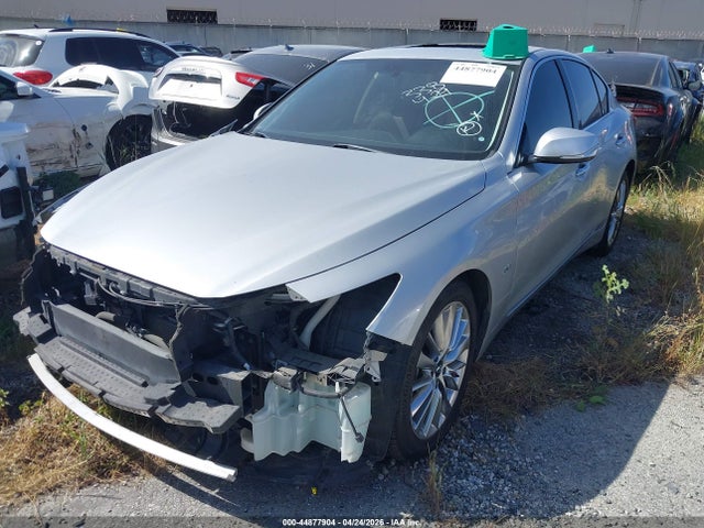 44877904 :رقم المزاد ، JN1EV7AP1JM364226 vin ، 2018 Infiniti Q50 3.0t Luxe مزاد بيع