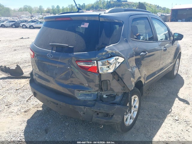 2021 Ford Ecosport Se მანქანა იყიდება აუქციონზე, vin: MAJ6S3GL3MC410761, აუქციონის ნომერი: 44877919