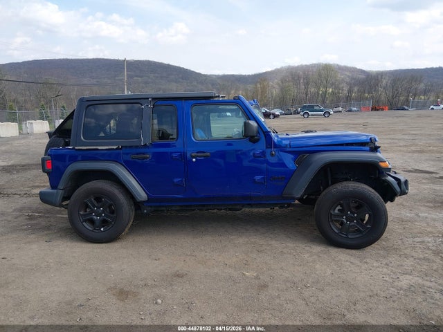2018 Jeep Wrangler Unlimited Sport S 4x4 მანქანა იყიდება აუქციონზე, vin: 1C4HJXDGXJW279603, აუქციონის ნომერი: 44878102