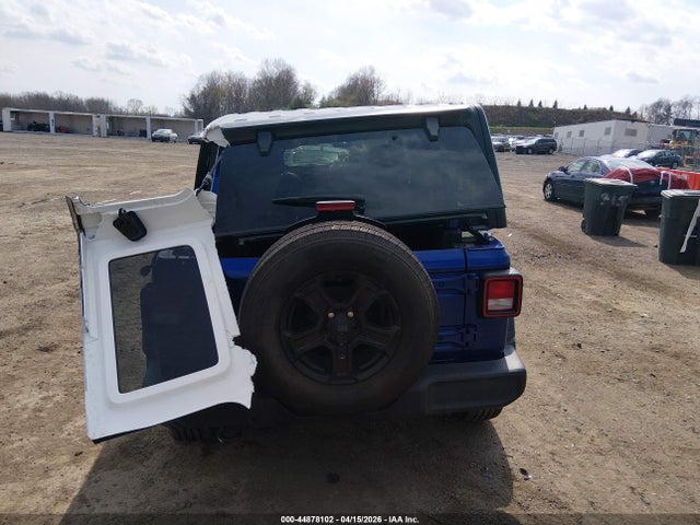 2018 Jeep Wrangler Unlimited Sport S 4x4 მანქანა იყიდება აუქციონზე, vin: 1C4HJXDGXJW279603, აუქციონის ნომერი: 44878102