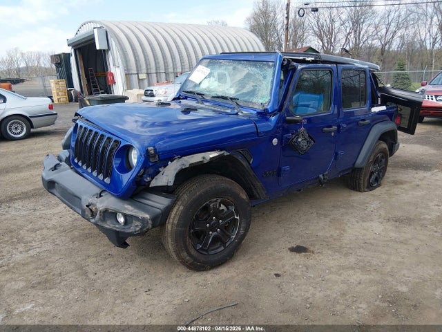 2018 Jeep Wrangler Unlimited Sport S 4x4 მანქანა იყიდება აუქციონზე, vin: 1C4HJXDGXJW279603, აუქციონის ნომერი: 44878102