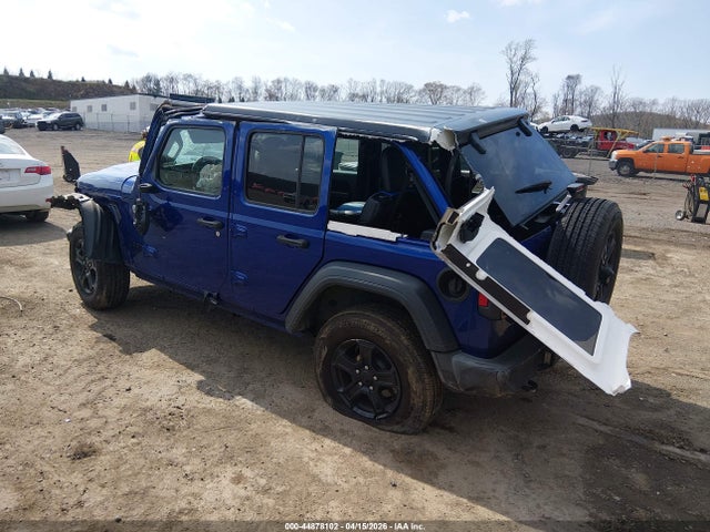 2018 Jeep Wrangler Unlimited Sport S 4x4 მანქანა იყიდება აუქციონზე, vin: 1C4HJXDGXJW279603, აუქციონის ნომერი: 44878102