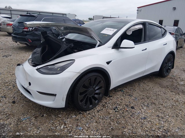 44878136 :رقم المزاد ، 7SAYGDEF6NF312175 vin ، 2022 Tesla Model Y Performance Dual Motor All-wheel Drive مزاد بيع