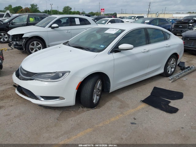 Продажа на аукционе авто 2016 Chrysler 200 Limited, vin: 1C3CCCAB5GN165209, номер лота: 44878178