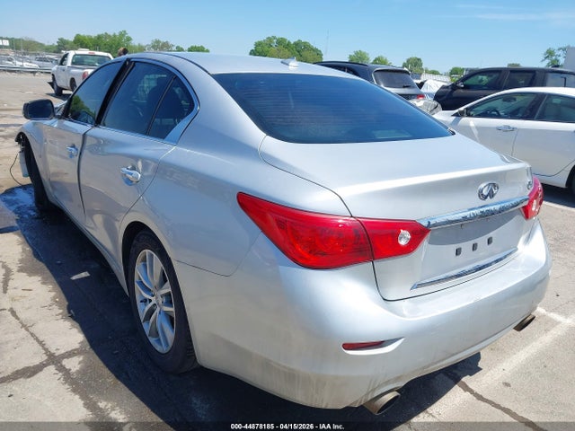 2014 Infiniti Q50 Premium მანქანა იყიდება აუქციონზე, vin: JN1BV7AP1EM693047, აუქციონის ნომერი: 44878185